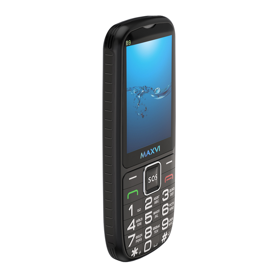 Мобильный телефон MAXVI B9, 32 Мб, Черный, Dual mini-SIM детальное изображение - 9