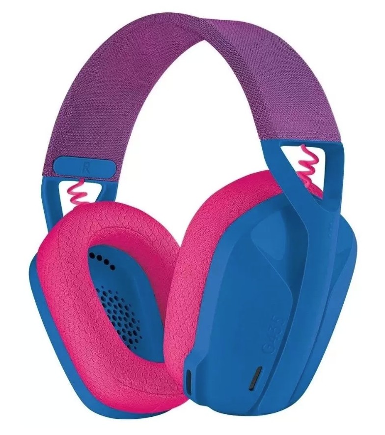 Игровые наушники Logitech G435, Голубой детальное изображение - 3
