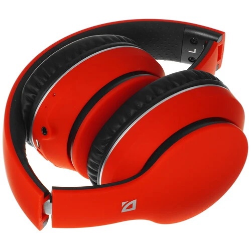 Беспроводные наушники Defender FreeMotion B580, Красный детальное изображение - 3