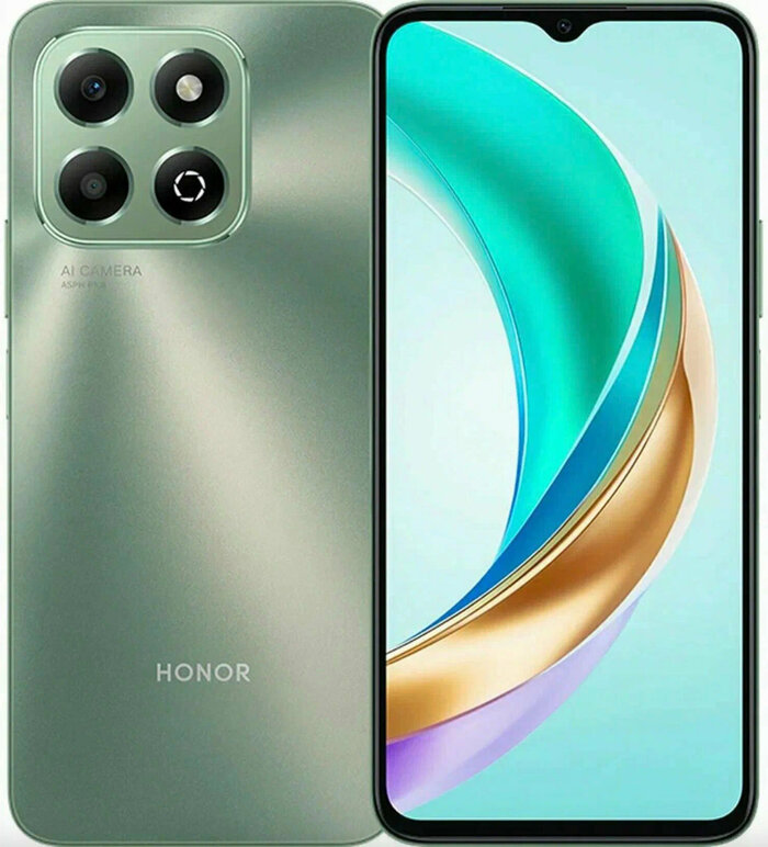 Смартфон Honor X6b 128 Гб, Лесной зелёный, Dual nano SIM №1