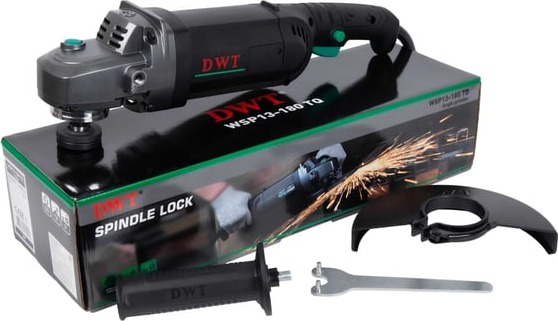 Угловая шлифовальная машина DWT WSP13-180 TQ, 180 мм, 8000 об/мин, 1300 Вт детальное изображение - 9