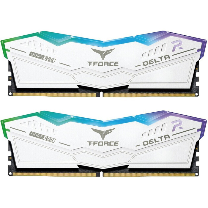 Оперативная память Team T-Force Delta RGB DDR5 6400MHz, FF4D532G6400HC32ADC01, 2x16 Гб KIT, 32 Гб №1