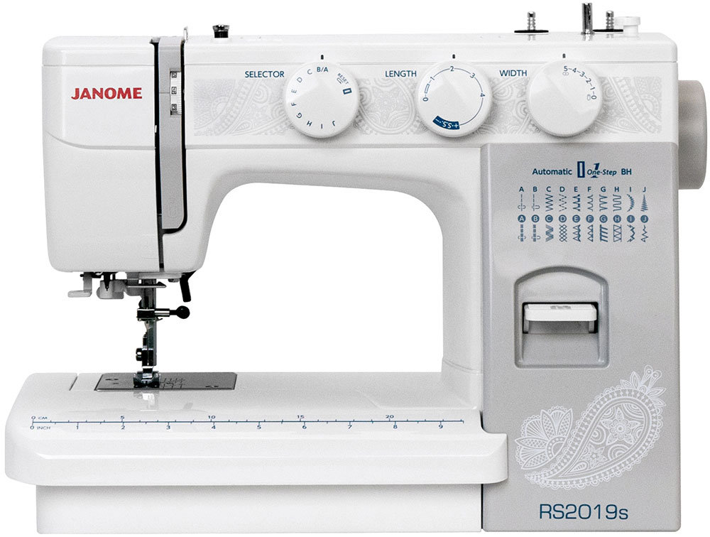 Швейная машина Janome 2019 s RussianStyle, Белый детальное изображение - 1