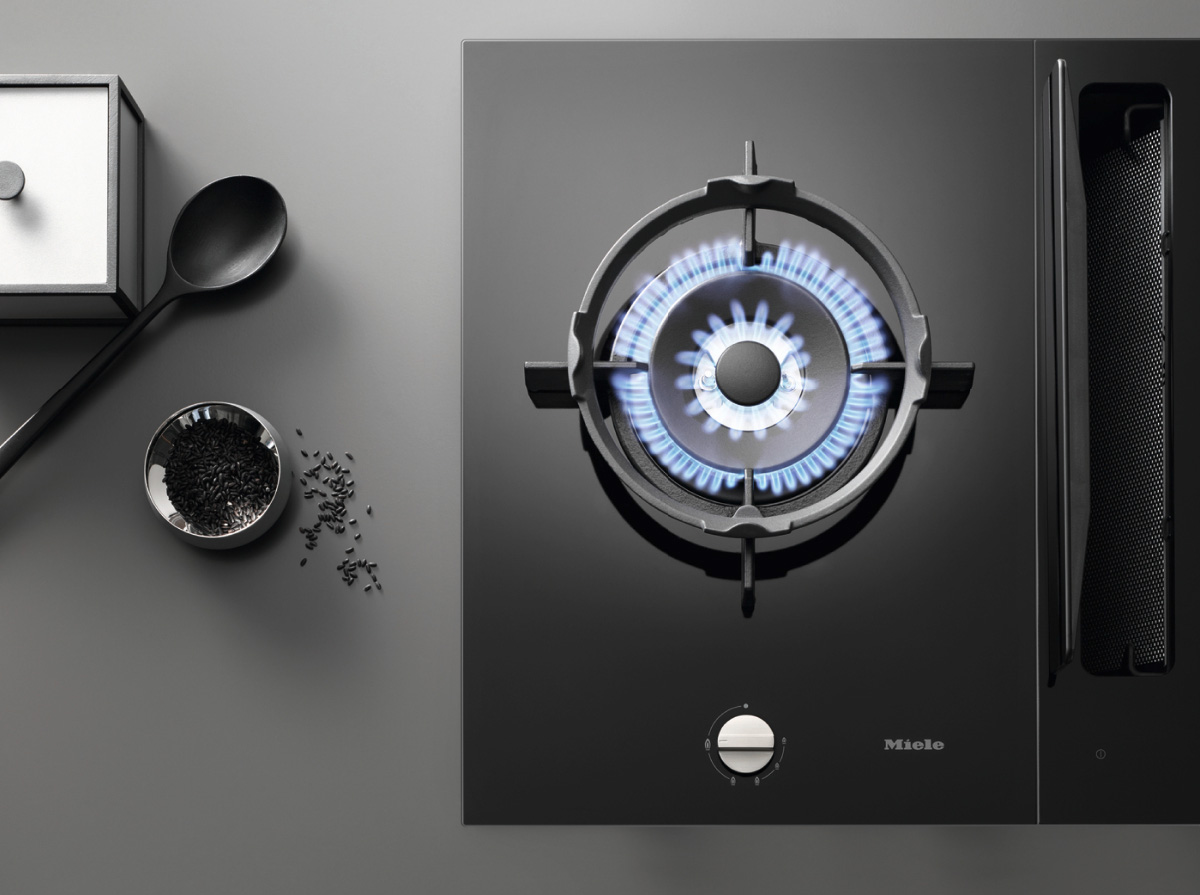 Газовая варочная панель Miele CS 7101-1 FL, Черный детальное изображение - 3