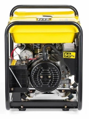 Генератор дизельный с воздушным охлаждением CHAMPION DG3601E, открытый, 2.7 кВт, Желтый детальное изображение - 4