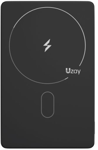 Внешний аккумулятор Uzay Slim (2011001), 5000 мАч, Черный детальное изображение - 1
