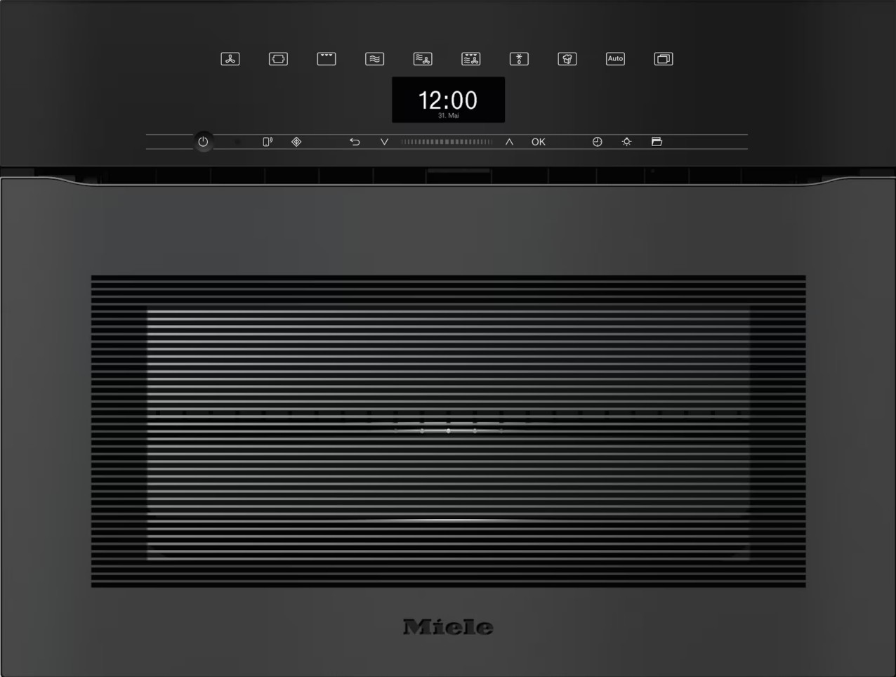 Духовой шкаф с СВЧ Miele H7440BMX OBSW, Черный обсидиан детальное изображение - 4