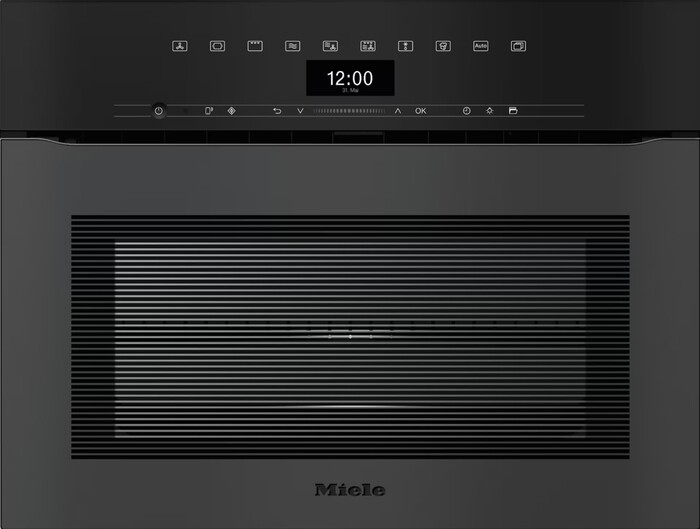 Духовой шкаф с СВЧ Miele H7440BMX OBSW, Черный обсидиан №4