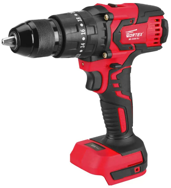 Аккумуляторная дрель-шуруповерт WORTEX BD 2030 Dli ALL1 0329280, 18 В, 80 Нм, 4 А·ч детальное изображение - 2