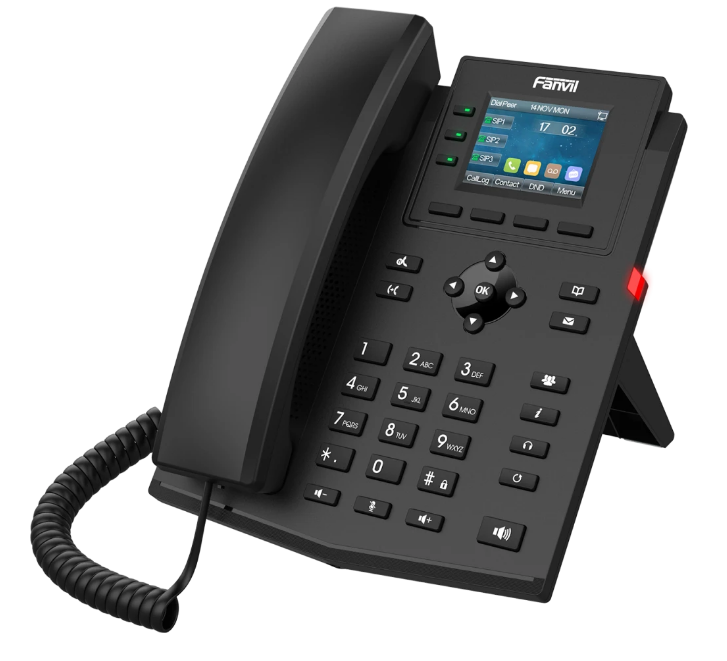 VoIP-телефон Fanvil (Linkvil) X303W, Черный детальное изображение - 1