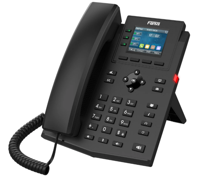 VoIP-телефон Fanvil (Linkvil) X303W, Черный №1