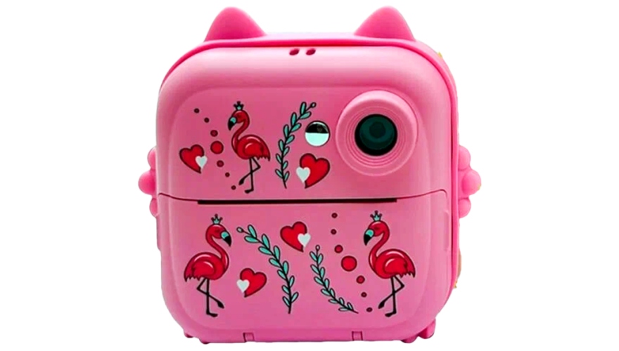 Фотоаппарат мгновенной печати Aimoto MagicCam, Розовый Фламинго детальное изображение - 1