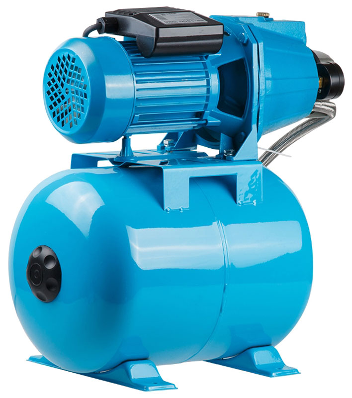 Станция водоснабжения автоматическая DGM BP-1500, 3600 л/ч, 50 м, 25 мм, d=25 мм, 1500 Вт, Голубой детальное изображение - 1