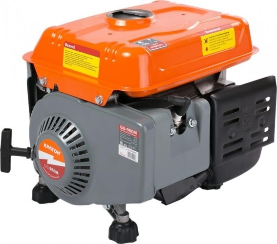 Генератор бензиновый Кратон GG-950M 3 08 01 030, 0.65 кВт, Оранжевый детальное изображение - 2