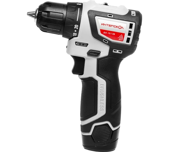 Аккумуляторная дрель-шуруповерт Интерскол ДА-10/12В 36 МиниМАКС 687.0.0.70, 36 Нм, 12 В детальное изображение - 3