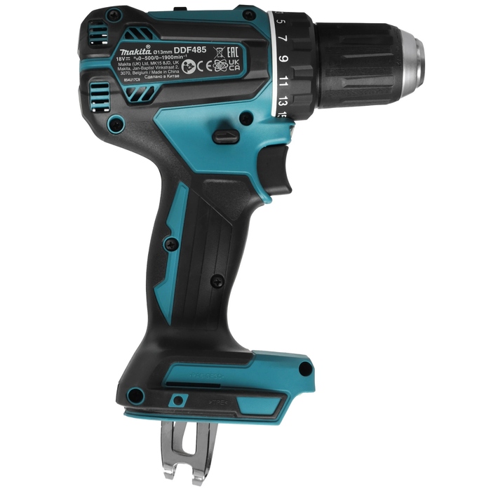 Аккумуляторная дрель-шуруповерт Makita DDF485Z, 18 В, 50 Нм, б/а  №2