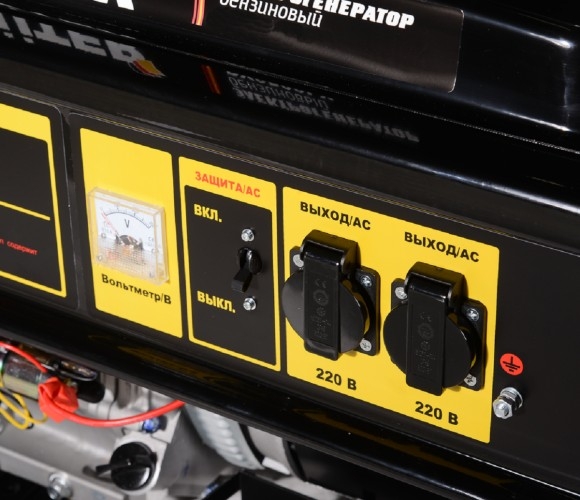 Генератор бензиновый HUTER DY S651LX 900/64/1/89, 5 кВт, Черный детальное изображение - 5