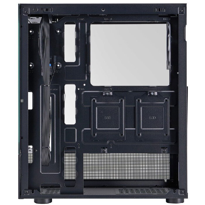 Корпус 1STPLAYER MIKU Mi7-A ARGB (Mi7-A-BK-2FC7R-1FC7), Черный  №5