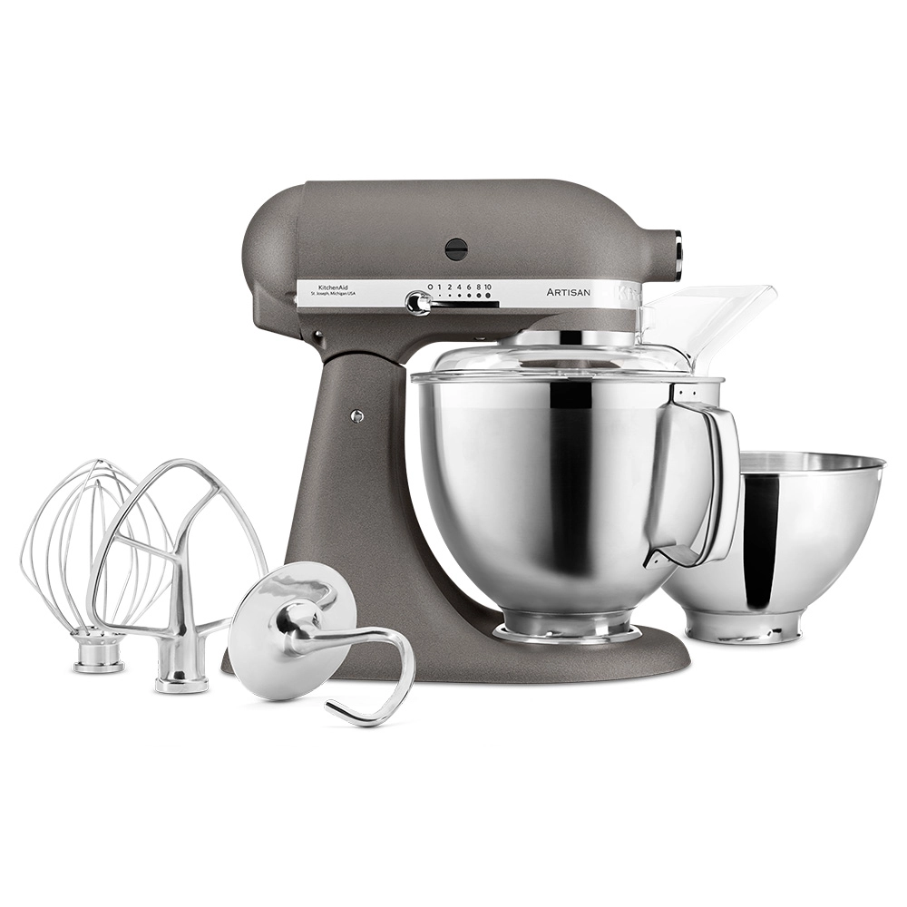 Планетарный миксер KitchenAid 5KSM185PSEGR, Императорский серый детальное изображение - 2