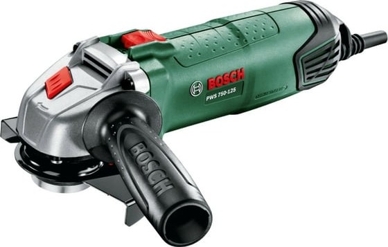 Угловая шлифмашина Bosch PWS 750-125 06033A240D, 125 мм, 12000 об/мин, 750 Вт детальное изображение - 1