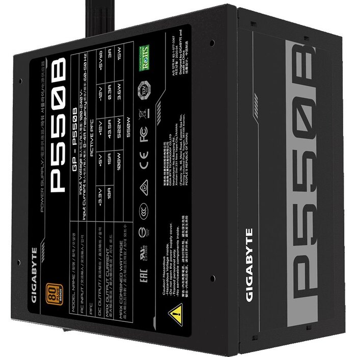 Блок питания Gigabyte GP-P550B, 550 Вт №2