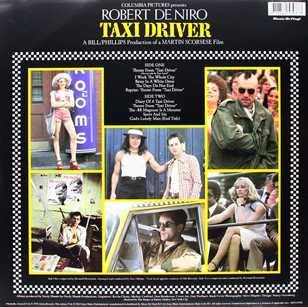 Виниловая пластинка Bernard Herrmann – Taxi Driver (Original Soundtrack Recording) детальное изображение - 2