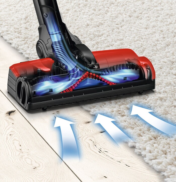 Пылесос вертикальный Bosch Unlimited BBS 81PET, Красный №9