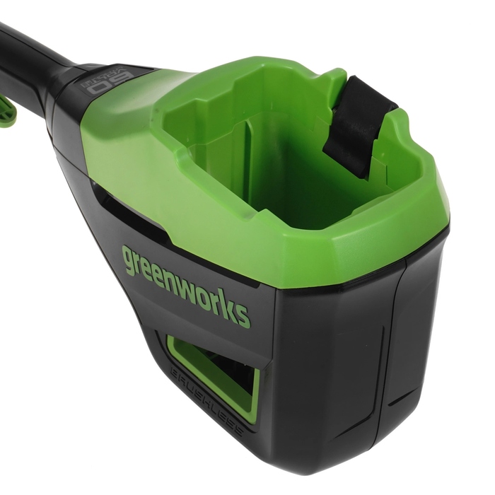 Триммер аккумуляторный Greenworks GD60LT (2108307), без АКБ и ЗУ, Зеленый №5