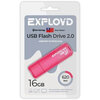 USB Flash накопитель Exployd 620 16 ГБ, розовый вариант - 1
