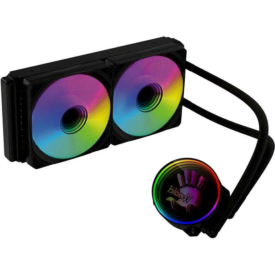 Система жидкостного охлаждения Bloody BD-LC240ARGB1, Черный детальное изображение - 2