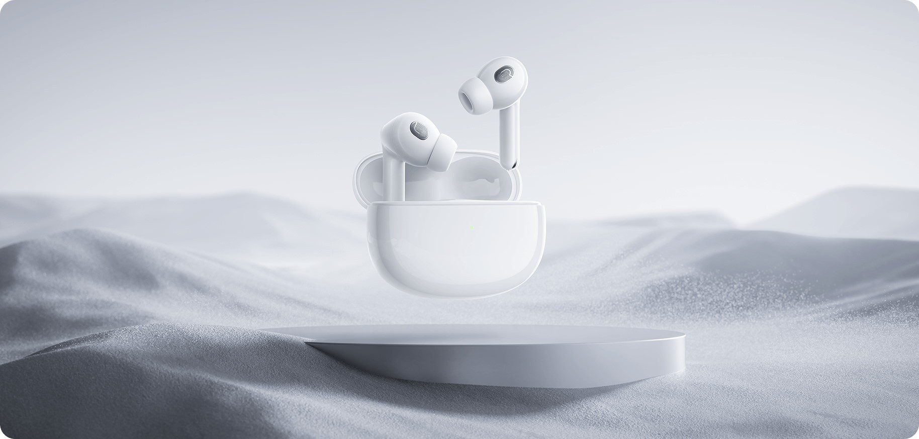 Беспроводные наушники Xiaomi Buds 3T Pro, Белый детальное изображение - 2