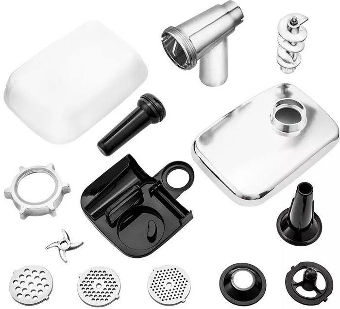 Мясорубка KITFORT KT-2108, Серебряный №4