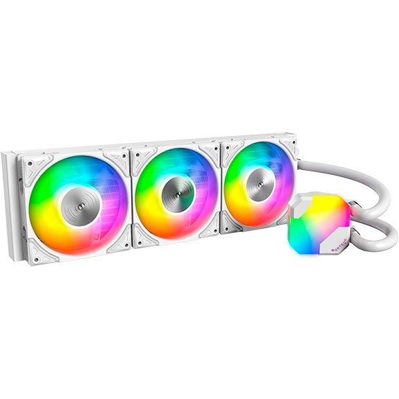 Система жидкостного охлаждения MONTECH HYPERFLOW ARGB 360, Белый детальное изображение - 1