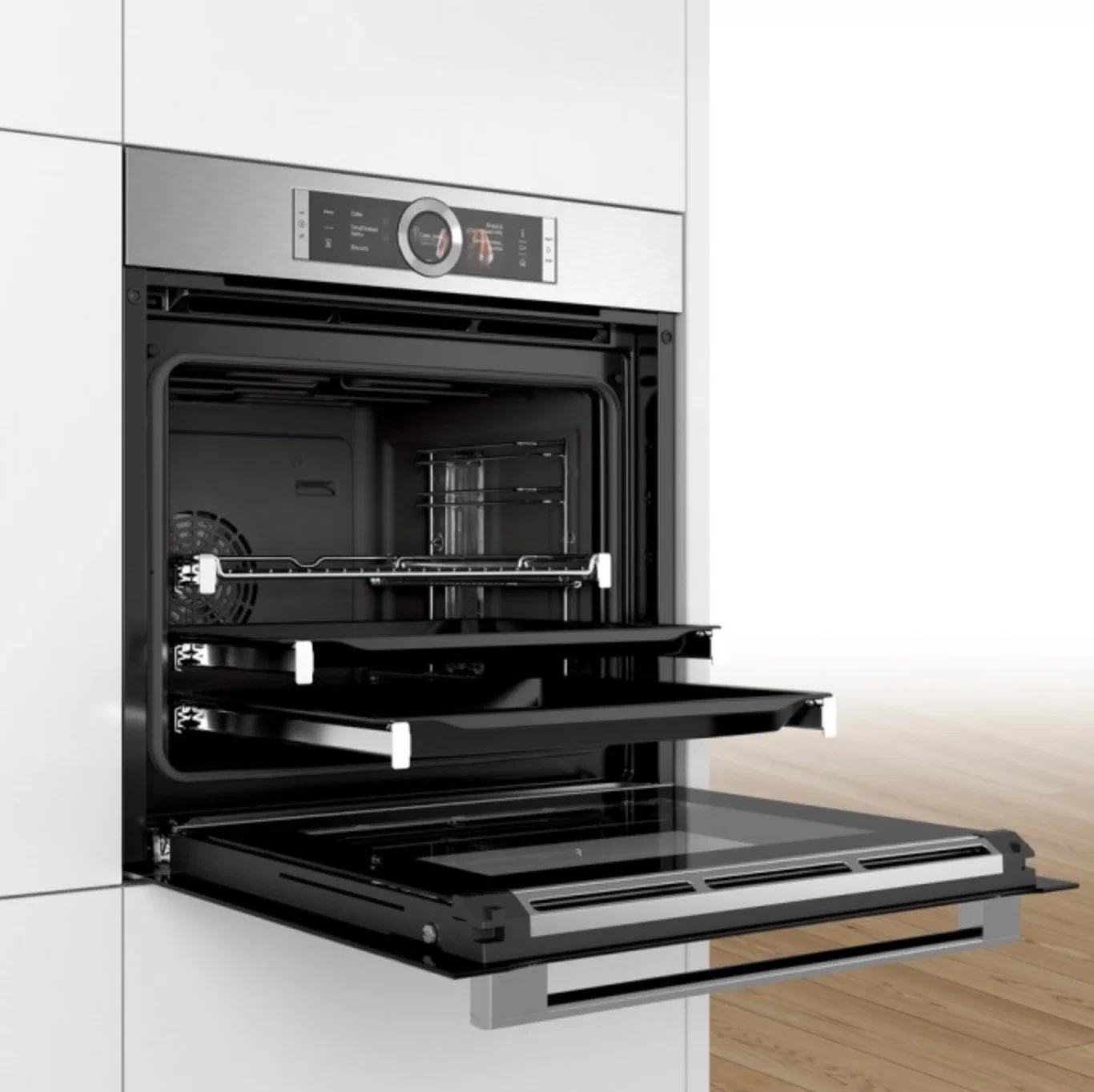 Духовой шкаф Bosch HSG 656XS1, серый детальное изображение - 5