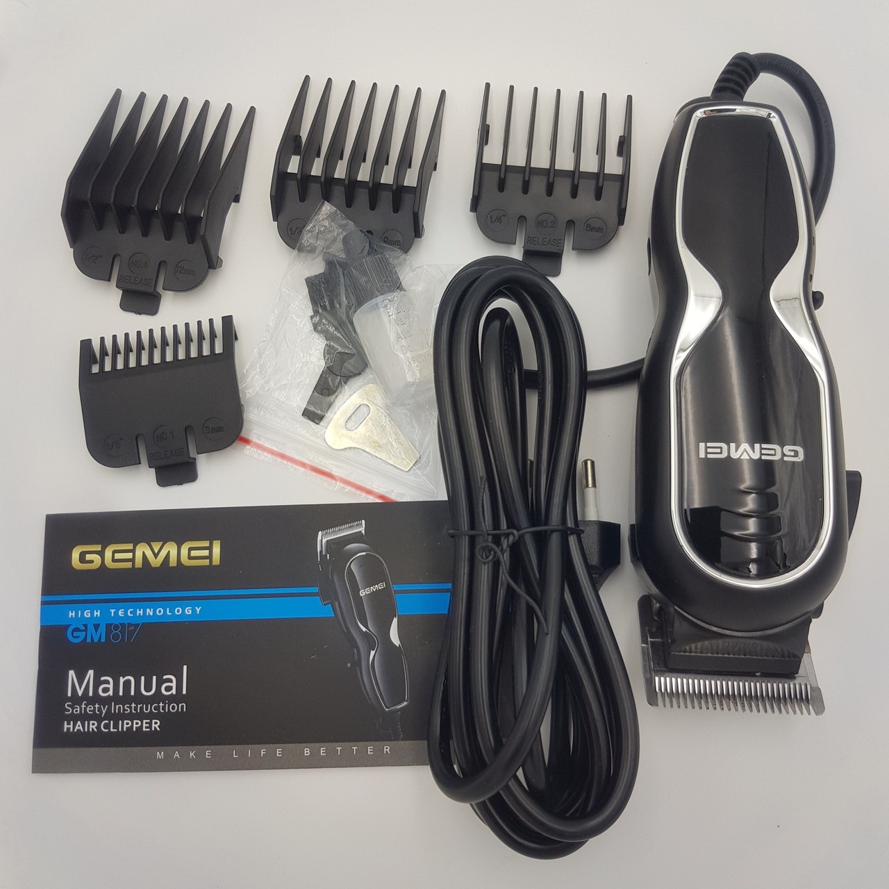 Машинка для стрижки волос Gemei GM-817 детальное изображение - 6