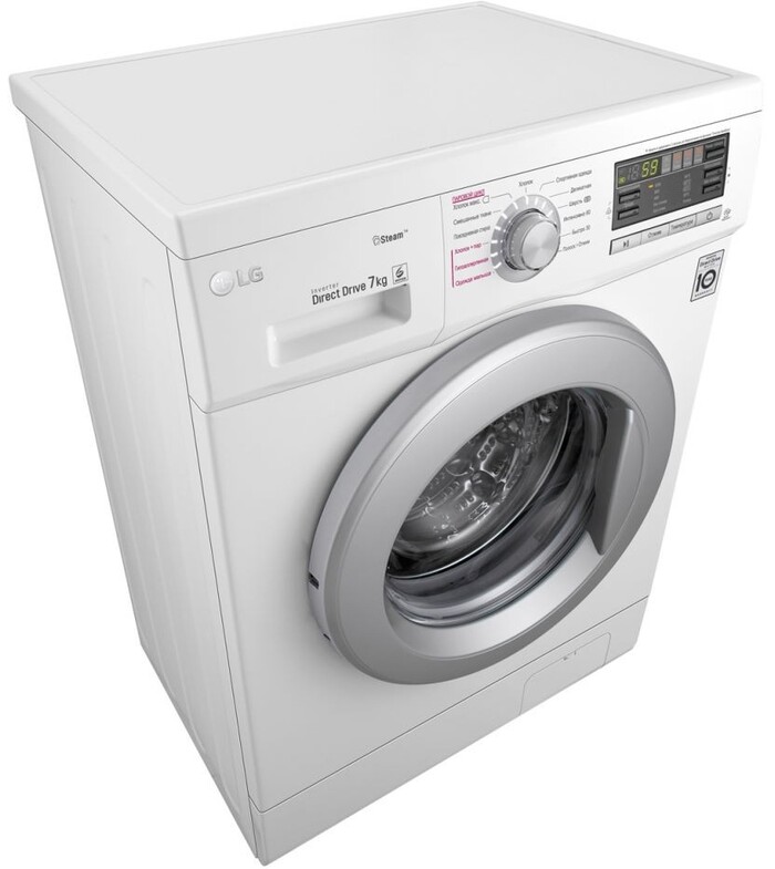 Стиральная машина LG F1296HDS0, Белый №4