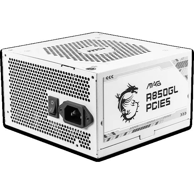 Блок питания MSI MAG A850GL PCIE5 Белый, 850 Вт детальное изображение - 2
