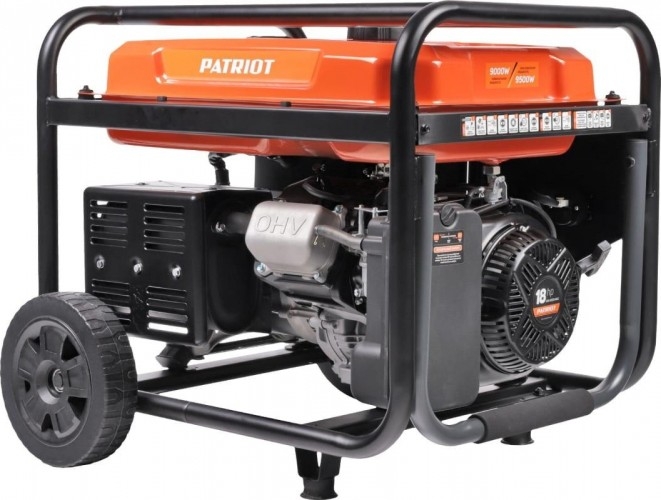 Генератор бензиновый PATRIOT GRA 9500 AWS 472102195, 9 кВт, Оранжевый детальное изображение - 4