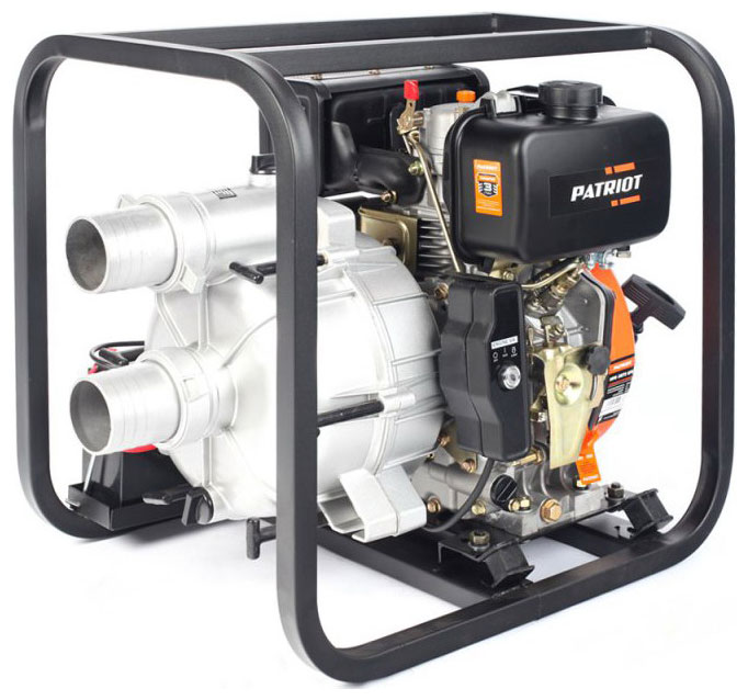 Насос Patriot MPD 3072 SFE, 1200 л/мин, 80 мм, напор 25 м, d=80 мм, 4190 Вт, Оранжевый детальное изображение - 2