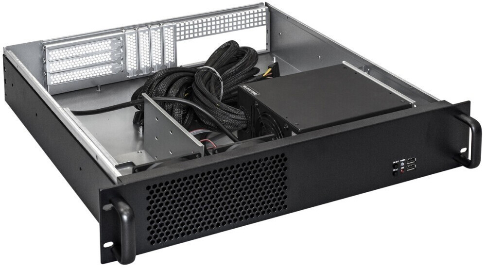 Серверный корпус ExeGate Pro 2U450-03/500ADS, 500 Вт, Черный детальное изображение - 2