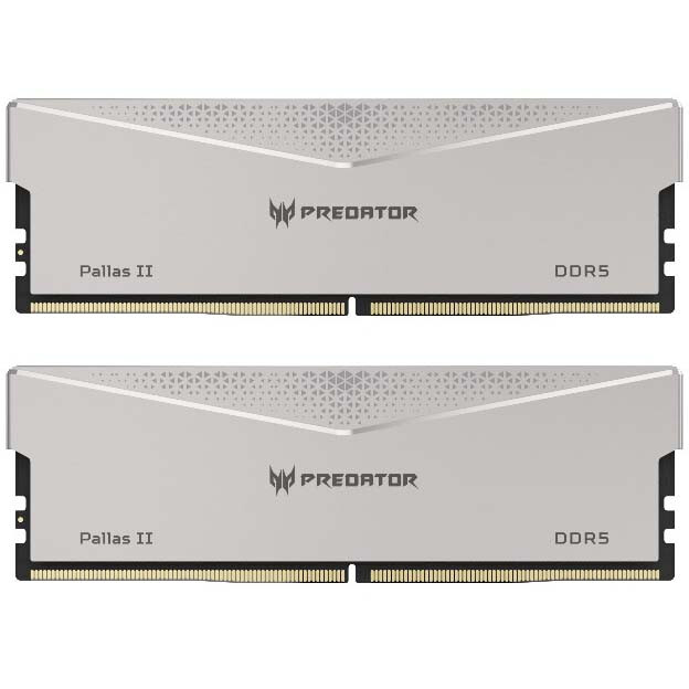 Оперативная память Acer Predator Pallas II Silver DDR5 6400MHz, BL.9BWWR.532, 2x16 Гб KIT, 32 Гб детальное изображение - 1