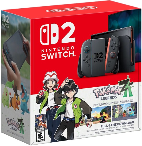 Игровая приставка Nintendo Switch 2 + Pokemon Edition, черный детальное изображение - 7