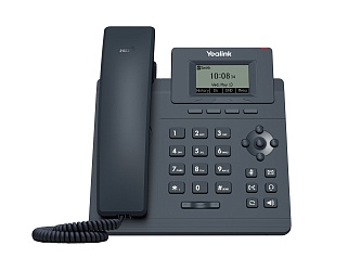 VoIP-телефон Yealink SIP-T30P, без блока питания, Черный детальное изображение - 2