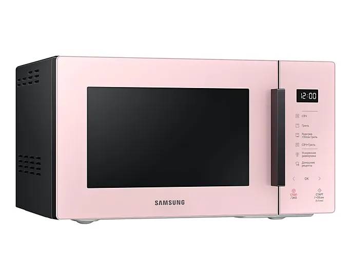 Микроволновая печь Samsung Bespoke MG23T5018AP, Розовый детальное изображение - 2
