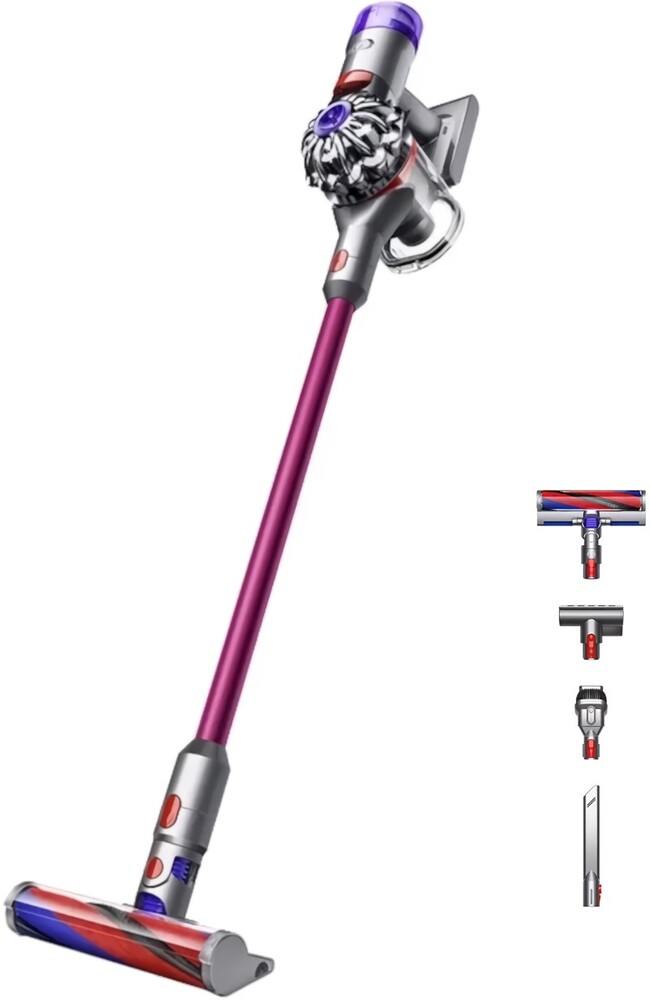 Пылесос Dyson V8 Slim Fluffy, Красный/Никель №1