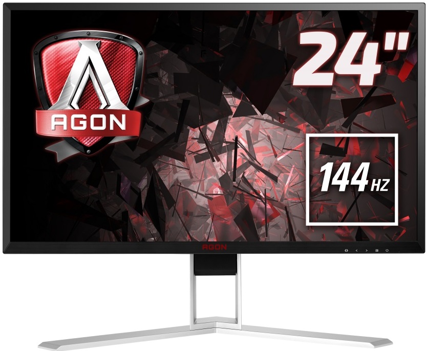 Монитор AOC AGON AG241QX, 23.8″, 2560x1440, 144 Гц, Черный детальное изображение - 1