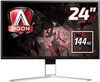 Монитор AOC AGON AG241QX, 23.8″, 2560x1440, 144 Гц, Черный вариант - 1