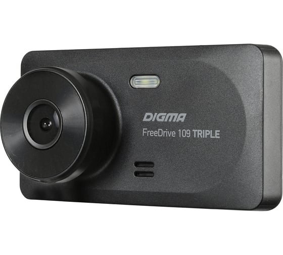 Видеорегистратор DIGMA FreeDrive 109 TRIPLE, 2-х канальный, 1920x1080 Full HD dpi, MicroSD, 32 ГБ, Черный детальное изображение - 4