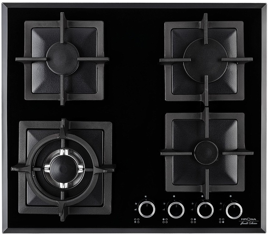 Варочная поверхность Krona CALORE 60 BL, Черный детальное изображение - 2