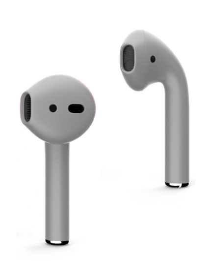 Беспроводные наушники Apple AirPods 2 (без беспроводной зарядки чехла), Серебристый матовый детальное изображение - 2